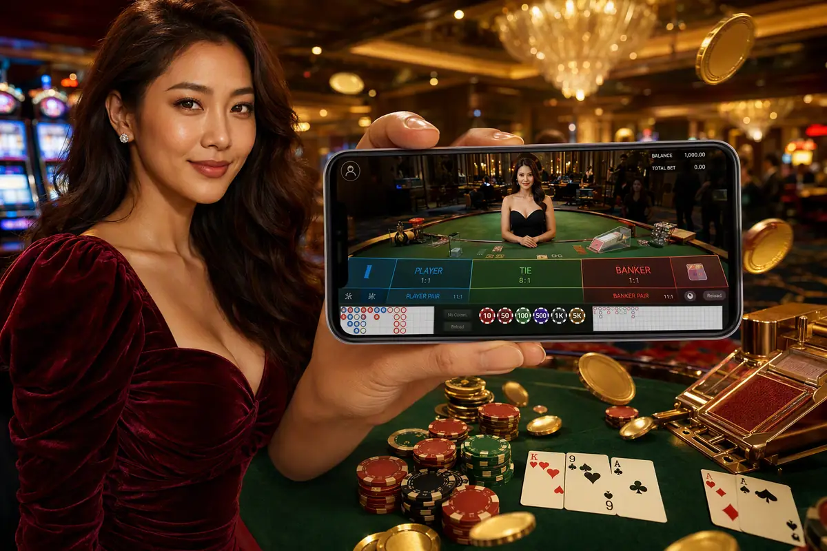 8bdk Casino লাইভ ডিলার টেবিল গেমপ্লে